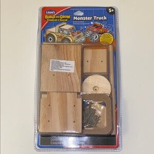 Lowe's Build and Grow Monster Truck Kit - Natural Wood